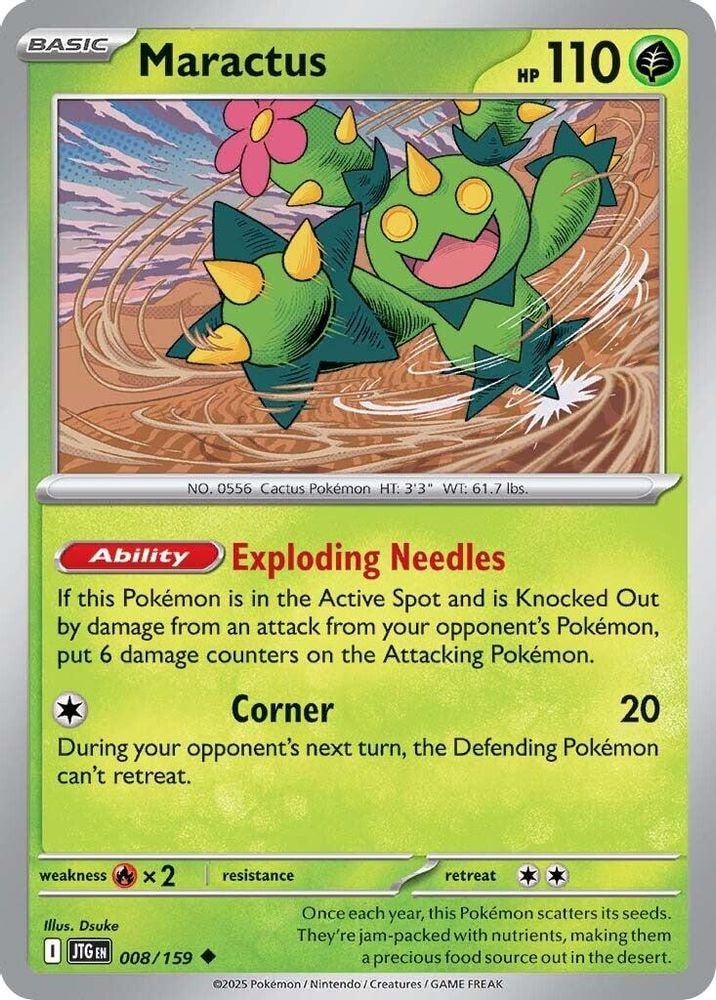 SV09: Journey Together (JTG) - Maractus - 008/159 (#008/159, Uncommon) ()