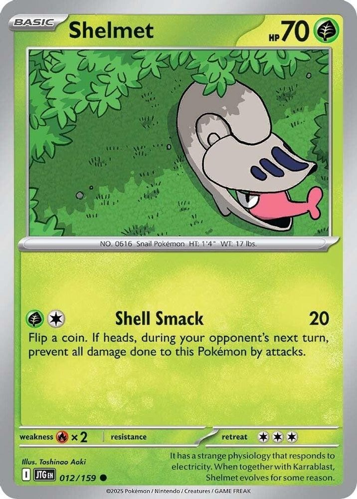 SV09: Journey Together (JTG) - Shelmet (#012/159, Common) ()