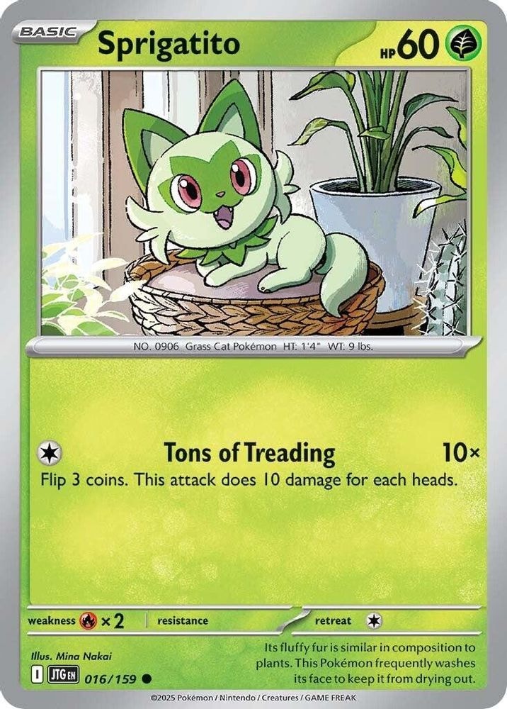 SV09: Journey Together (JTG) - Sprigatito (#016/159, Common) ()