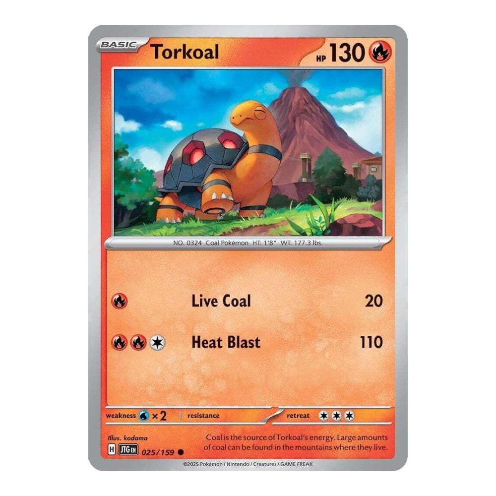 SV09: Journey Together (JTG) - Torkoal (#025/159) (Near Mint)
