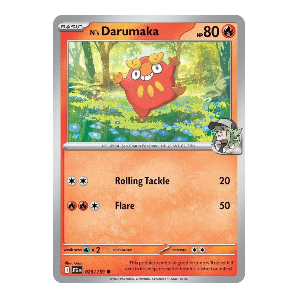SV09: Journey Together (JTG) - Ns Darumaka (#026/159) (Near Mint)