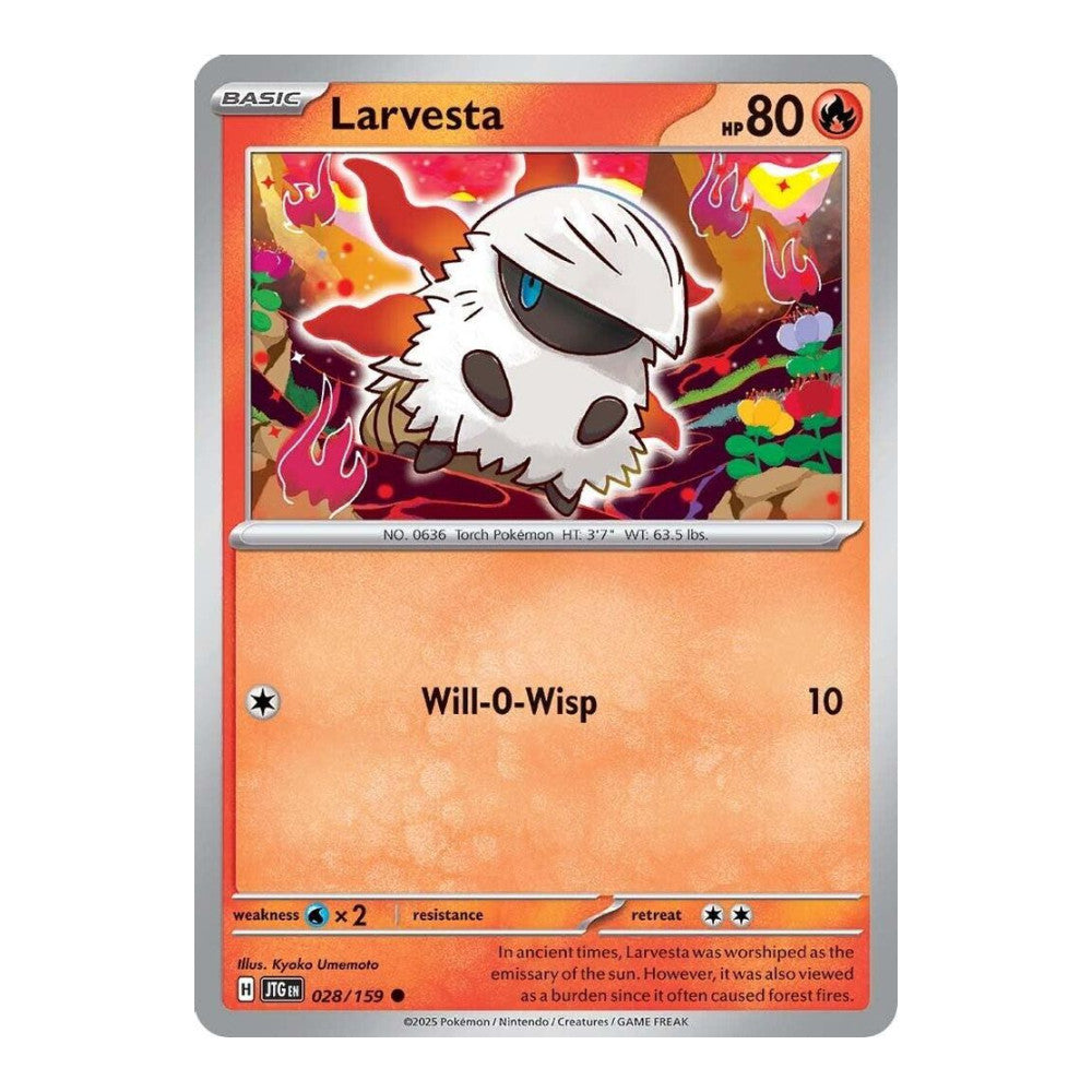 SV09: Journey Together (JTG) - Larvesta (#028/159) (Near Mint)