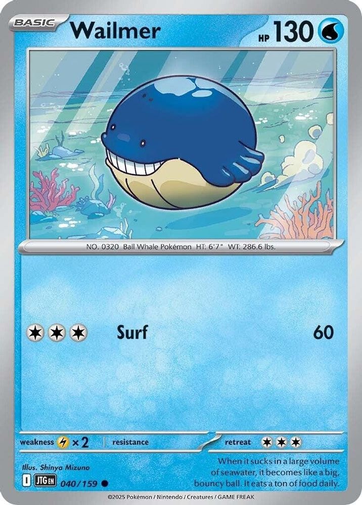 SV09: Journey Together (JTG) - Wailmer (#040/159, Common) ()