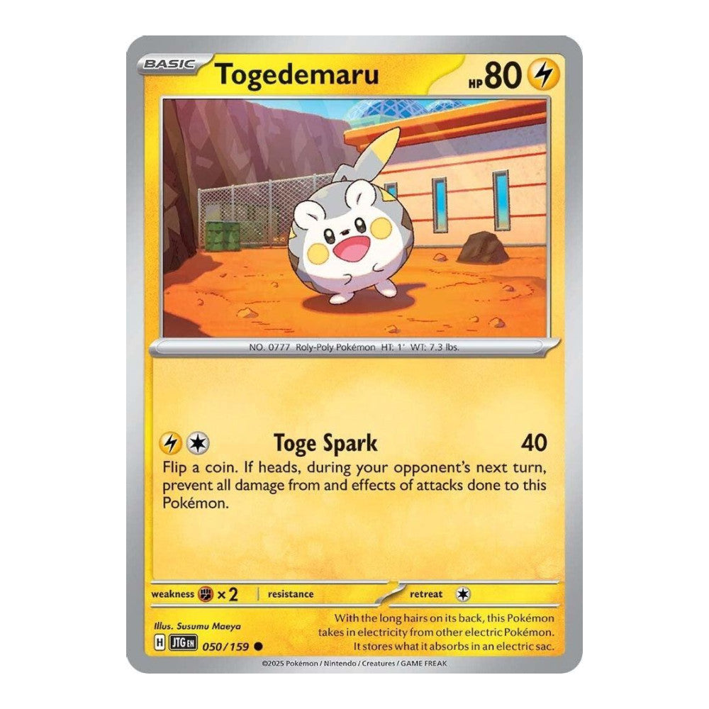 SV09: Journey Together (JTG) - Togedemaru (#050/159) (Near Mint)