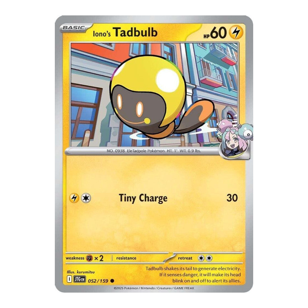 SV09: Journey Together (JTG) - Ionos Tadbulb (#052/159) (Near Mint)