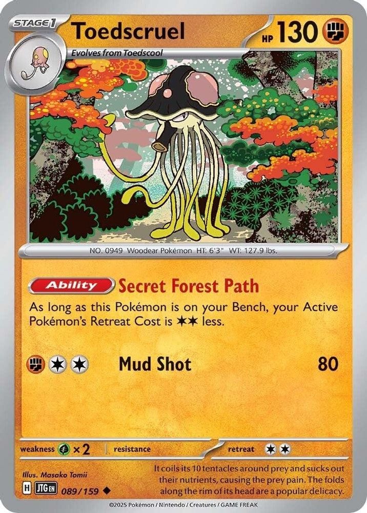SV09: Journey Together (JTG) - Toedscruel (#089/159, Uncommon) ()