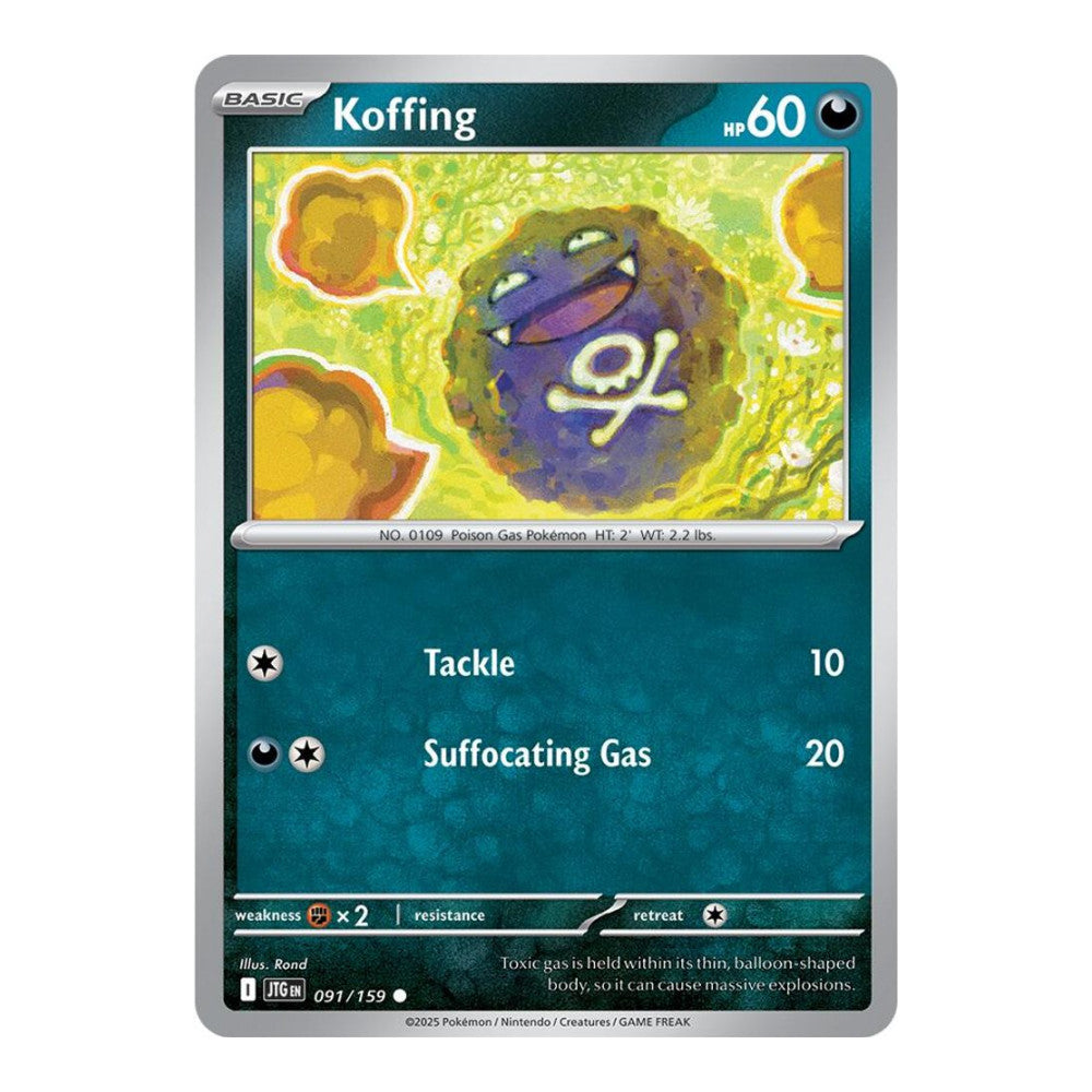 SV09: Journey Together (JTG) - Koffing (#091/159) (Near Mint)