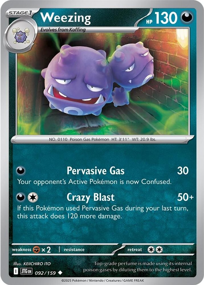 SV09: Journey Together (JTG) - Weezing (#092/159, Uncommon) ()
