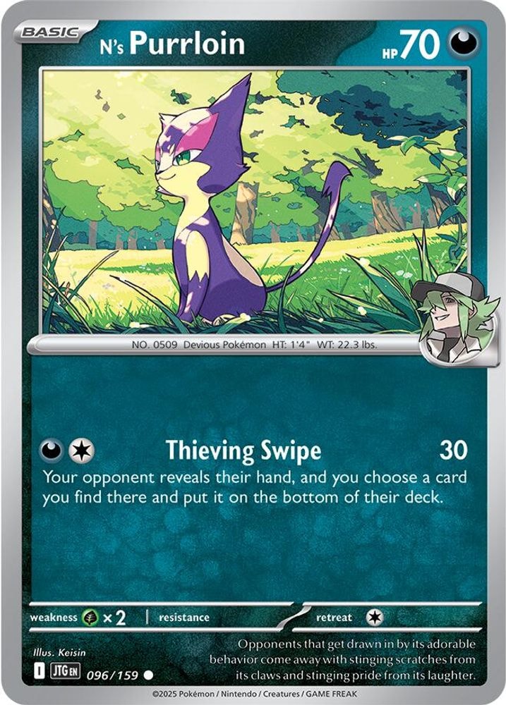 SV09: Journey Together (JTG) - N's Purrloin (#096/159, Common) ()