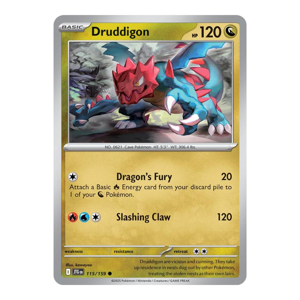 SV09: Journey Together (JTG) - Druddigon (#115/159) (Near Mint)