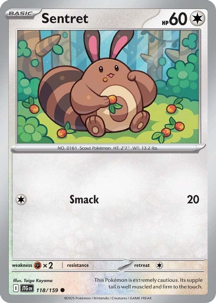 SV09: Journey Together (JTG) - Sentret (#118/159, Common) ()