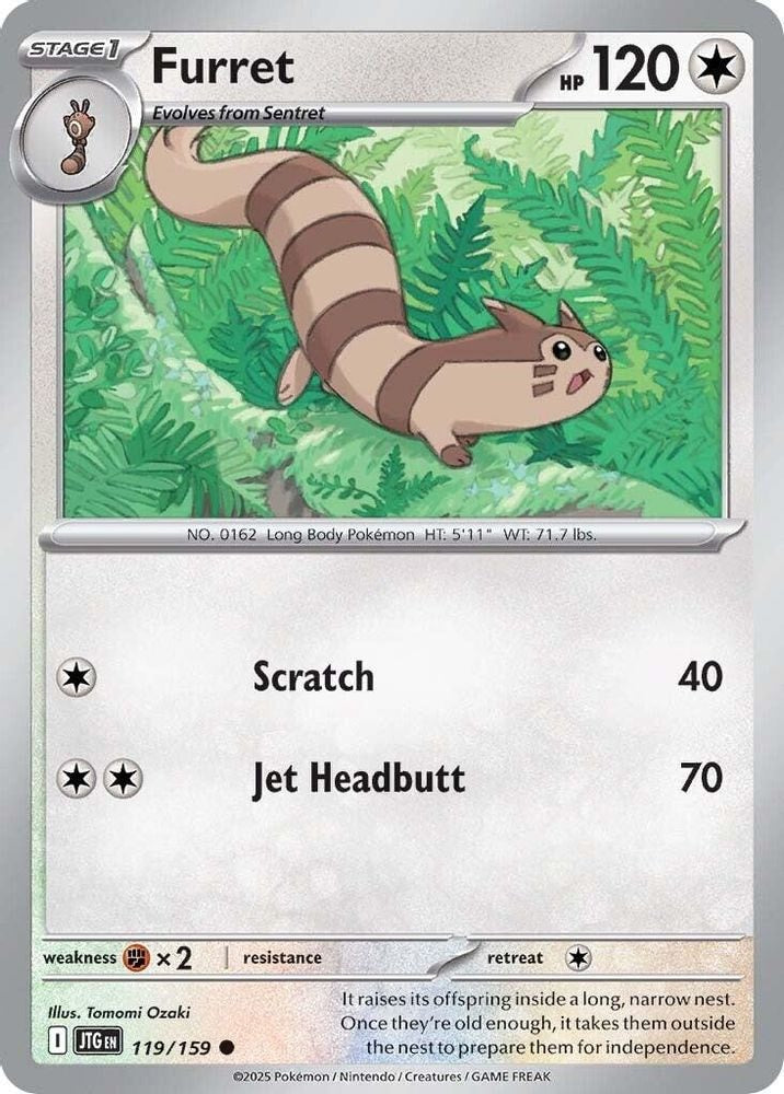 SV09: Journey Together (JTG) - Furret - 119/159 (#119/159, Common) ()