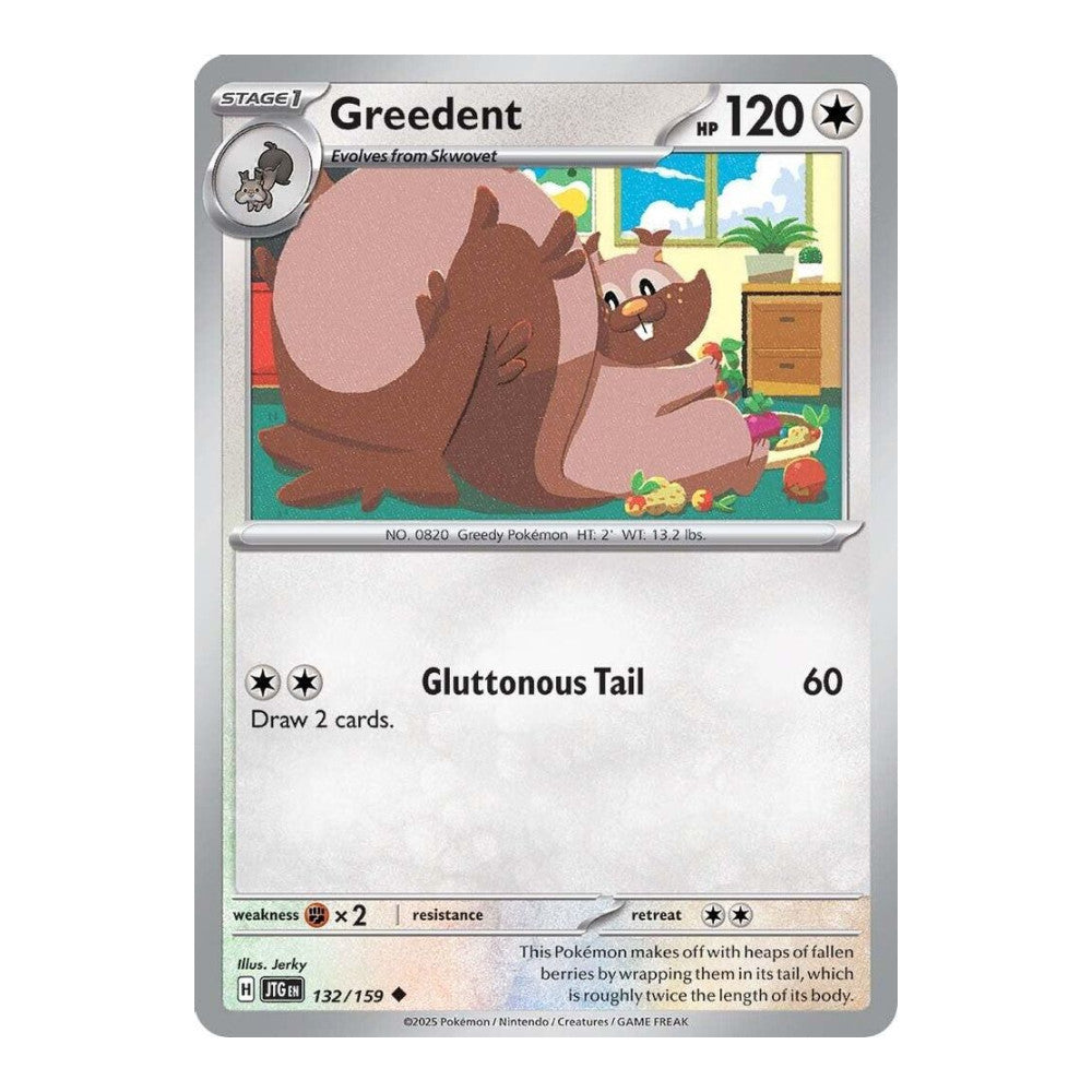 SV09: Journey Together (JTG) - Greedent (#132/159) (Near Mint)