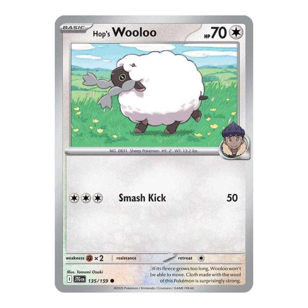 SV09: Journey Together (JTG) - Hops Wooloo 135 159 (#135/159) (Near Mint)