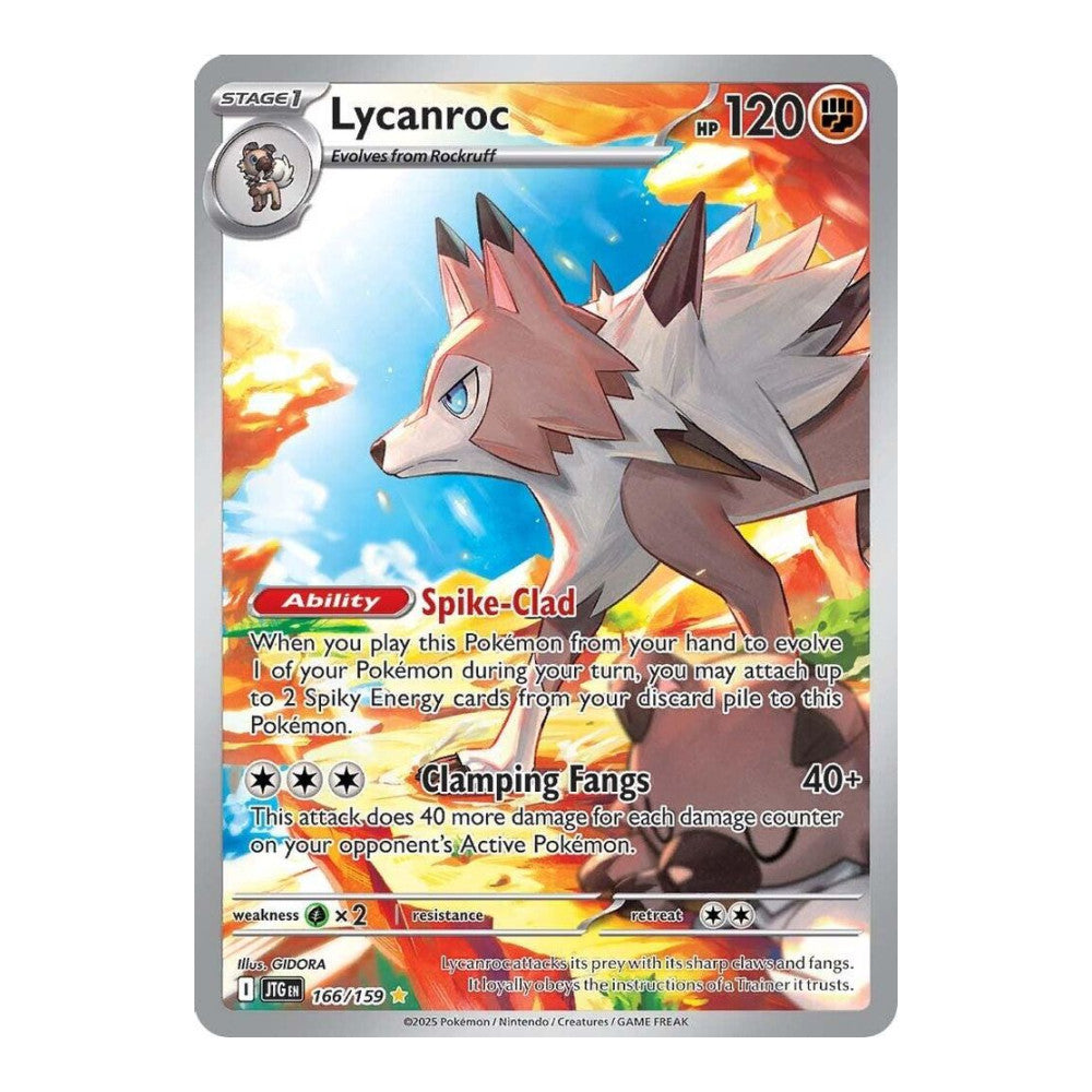 SV09: Journey Together (JTG) - Lycanroc 166 159 (#166/159) (Near Mint)