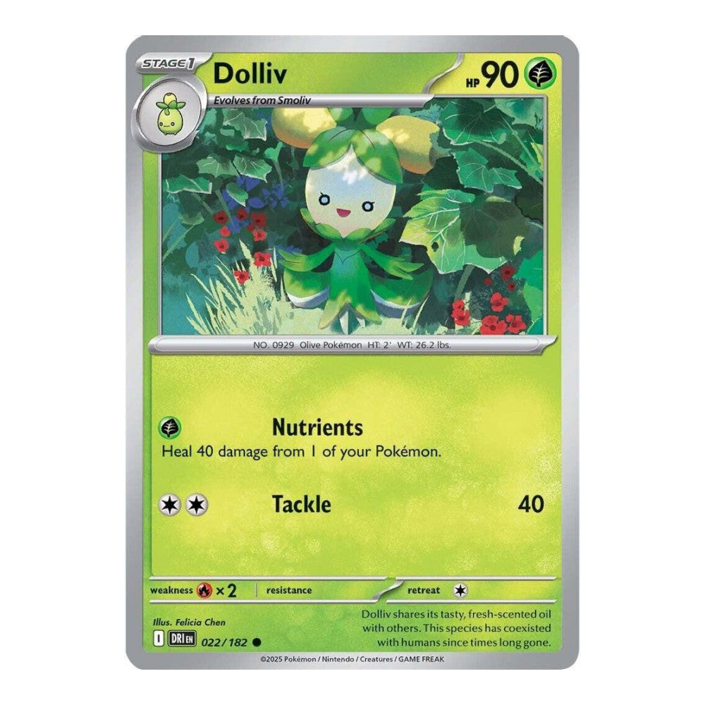 SV10: Destined Rivals (DRI) - Dolliv (#022/182) (Near Mint)