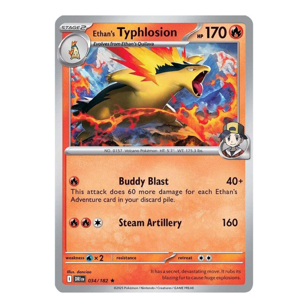 SV10: Destined Rivals (DRI) - Ethans Typhlosion (#034/182) (Near Mint)
