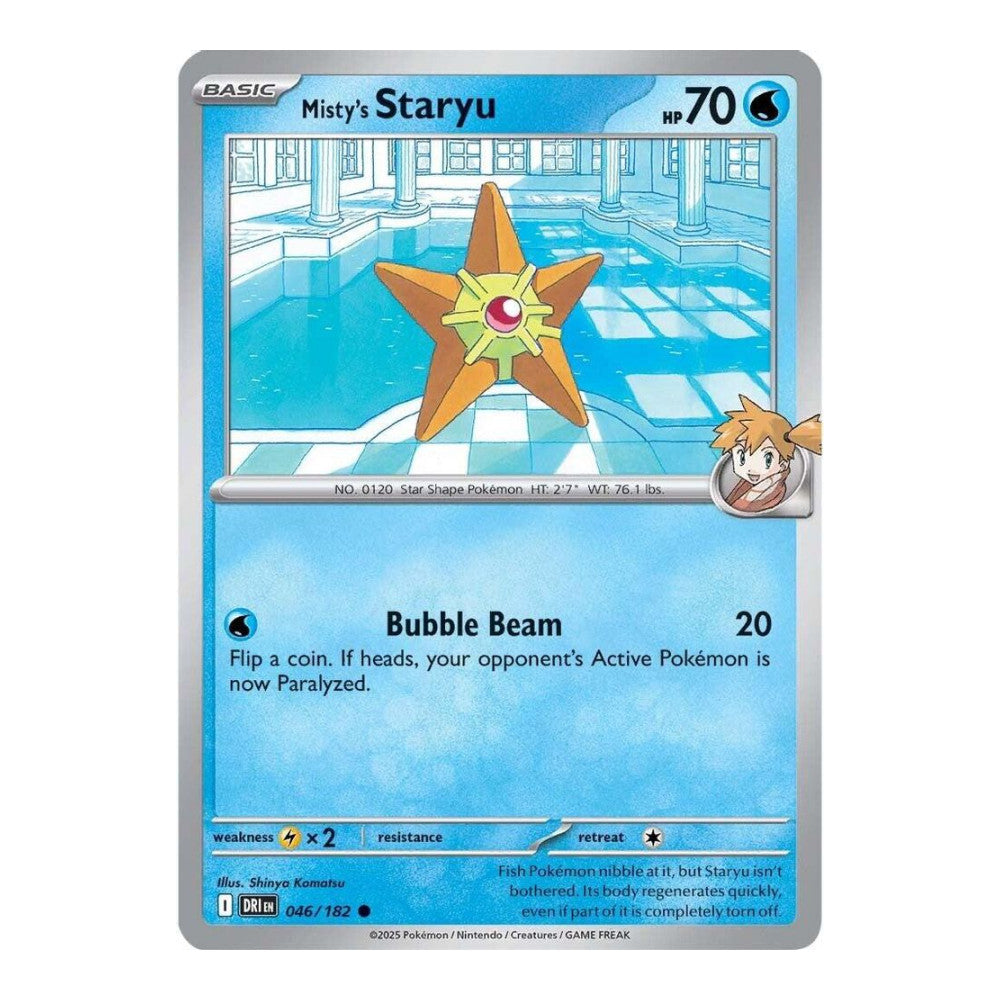 SV10: Destined Rivals (DRI) - Mistys Staryu (#046/182) (Near Mint)