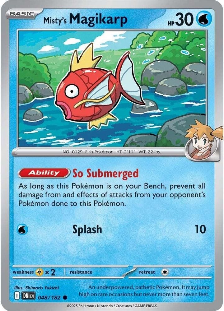 SV10: Destined Rivals (DRI) - Misty's Magikarp (#048/182, Common) ()