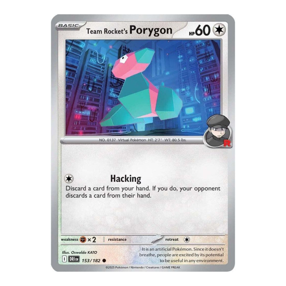 SV10: Destined Rivals (DRI) - Team Rockets Porygon (#153/182) (Near Mint)