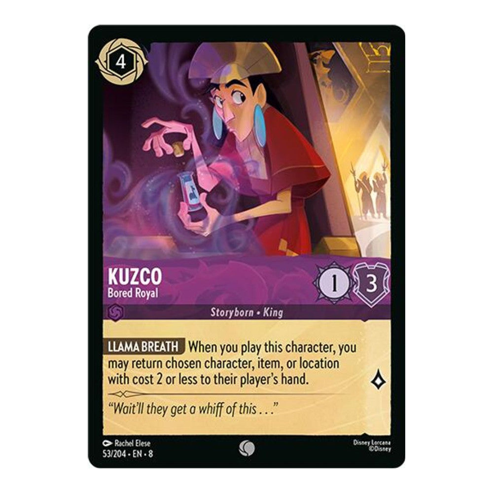 Reign of Jafar (8) - Kuzco - Bored Royal (#53/204) (Near Mint)