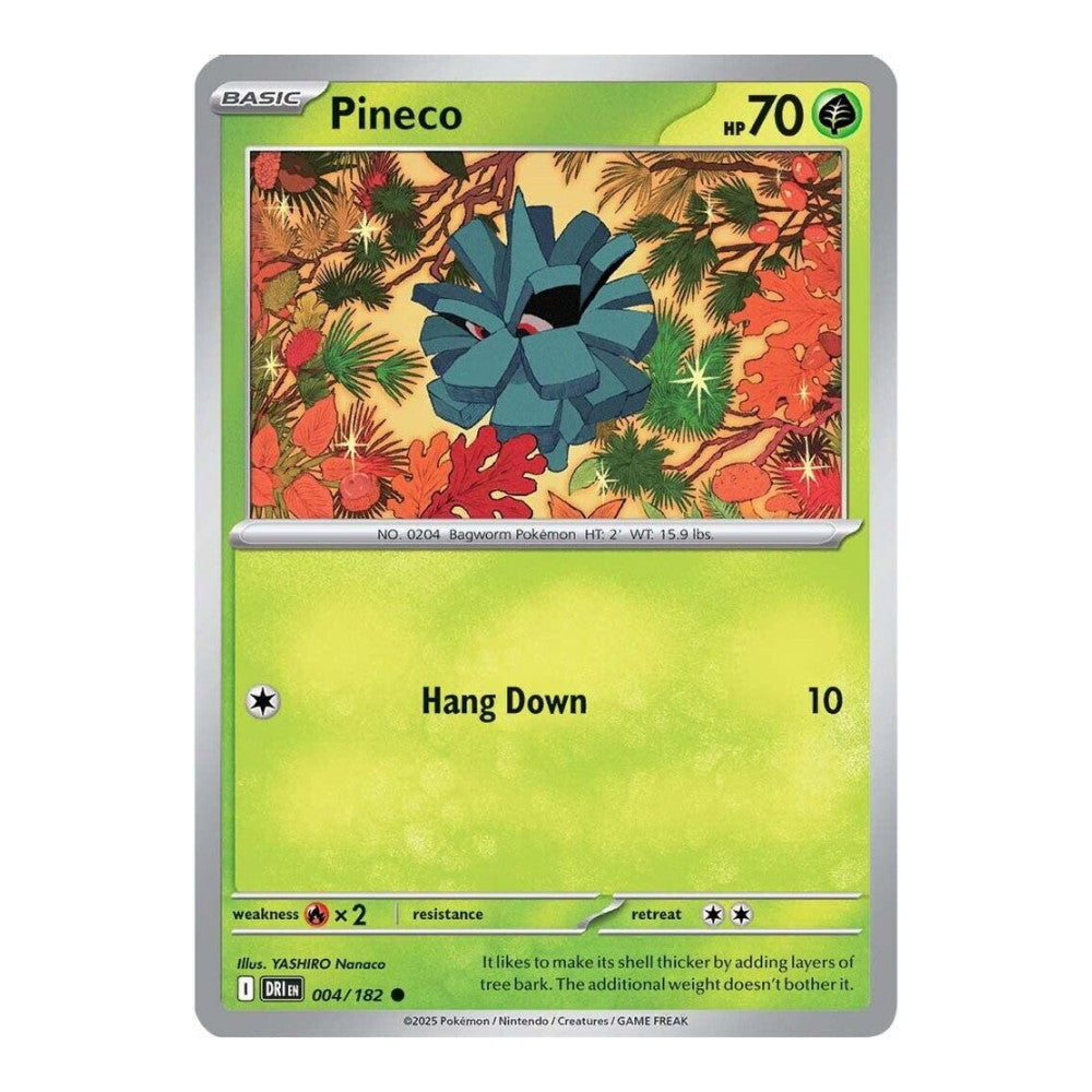 SV10: Destined Rivals (DRI) - Pineco (#004/182) (Near Mint)