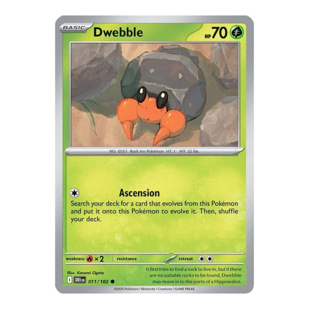 SV10: Destined Rivals (DRI) - Dwebble (#011/182) (Near Mint)