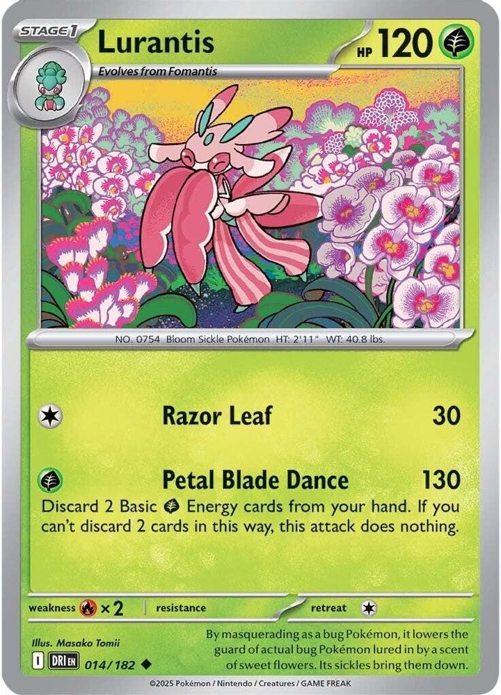 SV10: Destined Rivals (DRI) - Lurantis (#014/182, Uncommon) ()