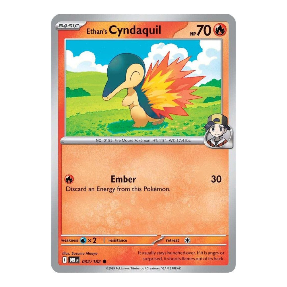 SV10: Destined Rivals (DRI) - Ethans Cyndaquil (#032/182) (Near Mint)