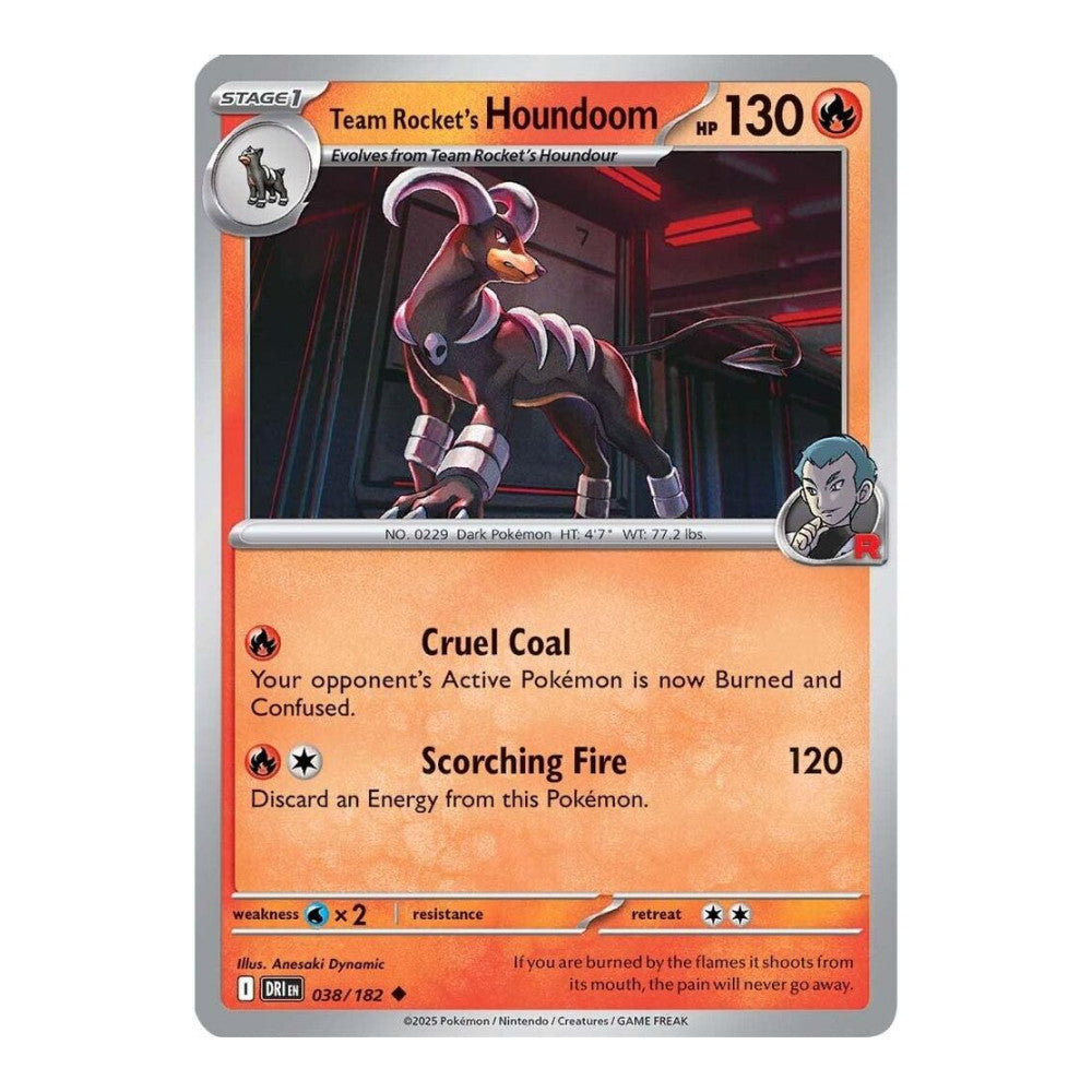 SV10: Destined Rivals (DRI) - Team Rockets Houndoom 038 182 (#038/182) (Near Mint)