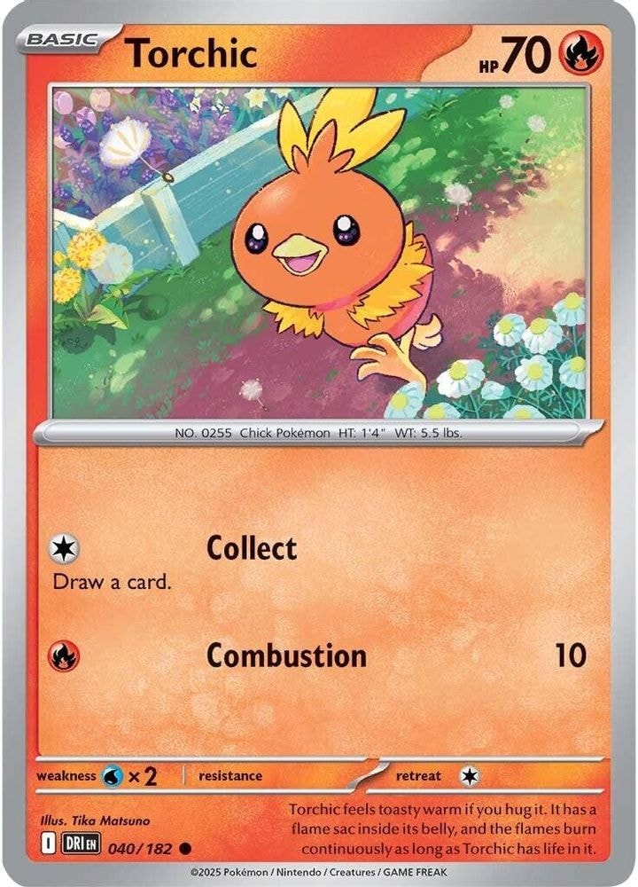 SV10: Destined Rivals (DRI) - Torchic (#040/182, Common) ()