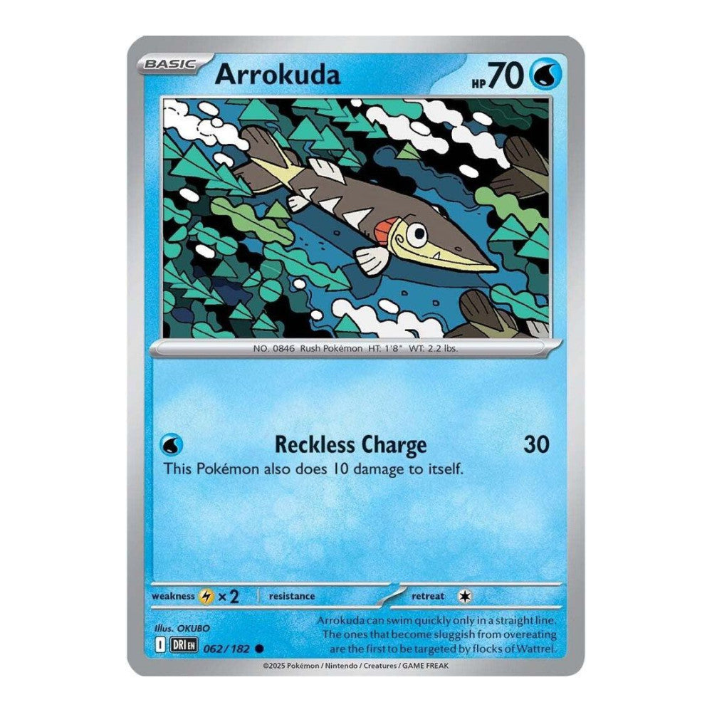 SV10: Destined Rivals (DRI) - Arrokuda (#062/182) (Near Mint)
