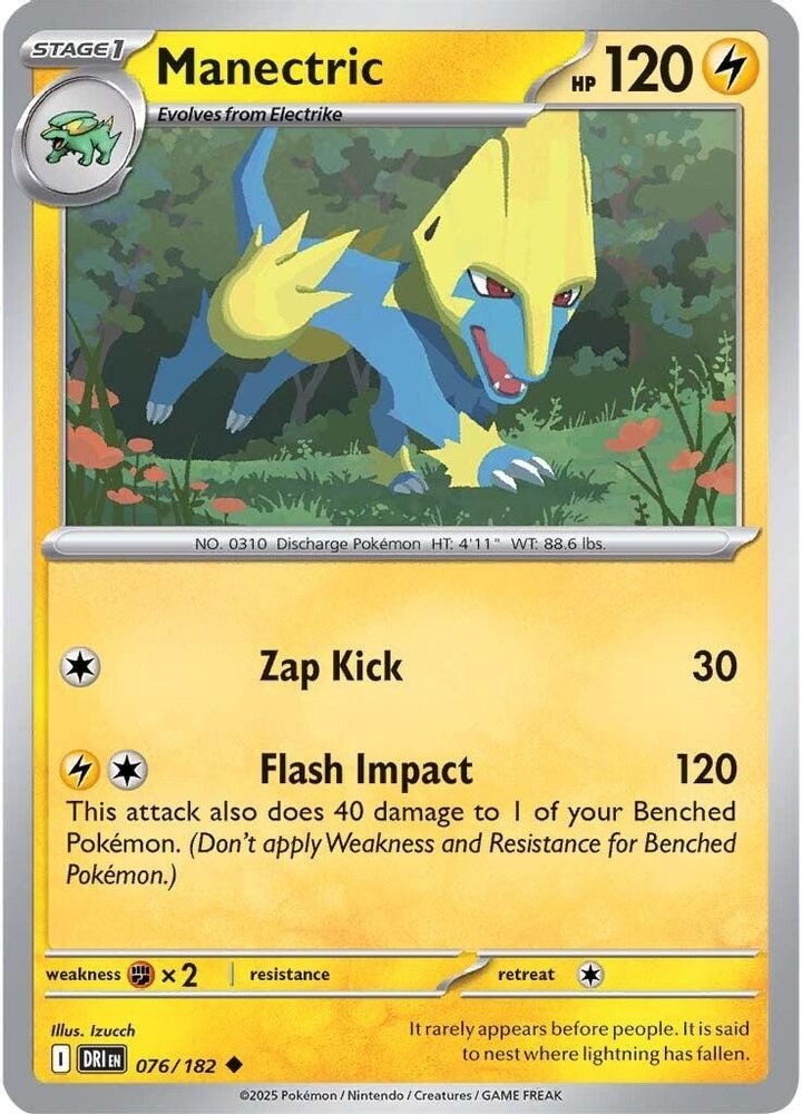 SV10: Destined Rivals (DRI) - Manectric (#076/182, Uncommon) ()