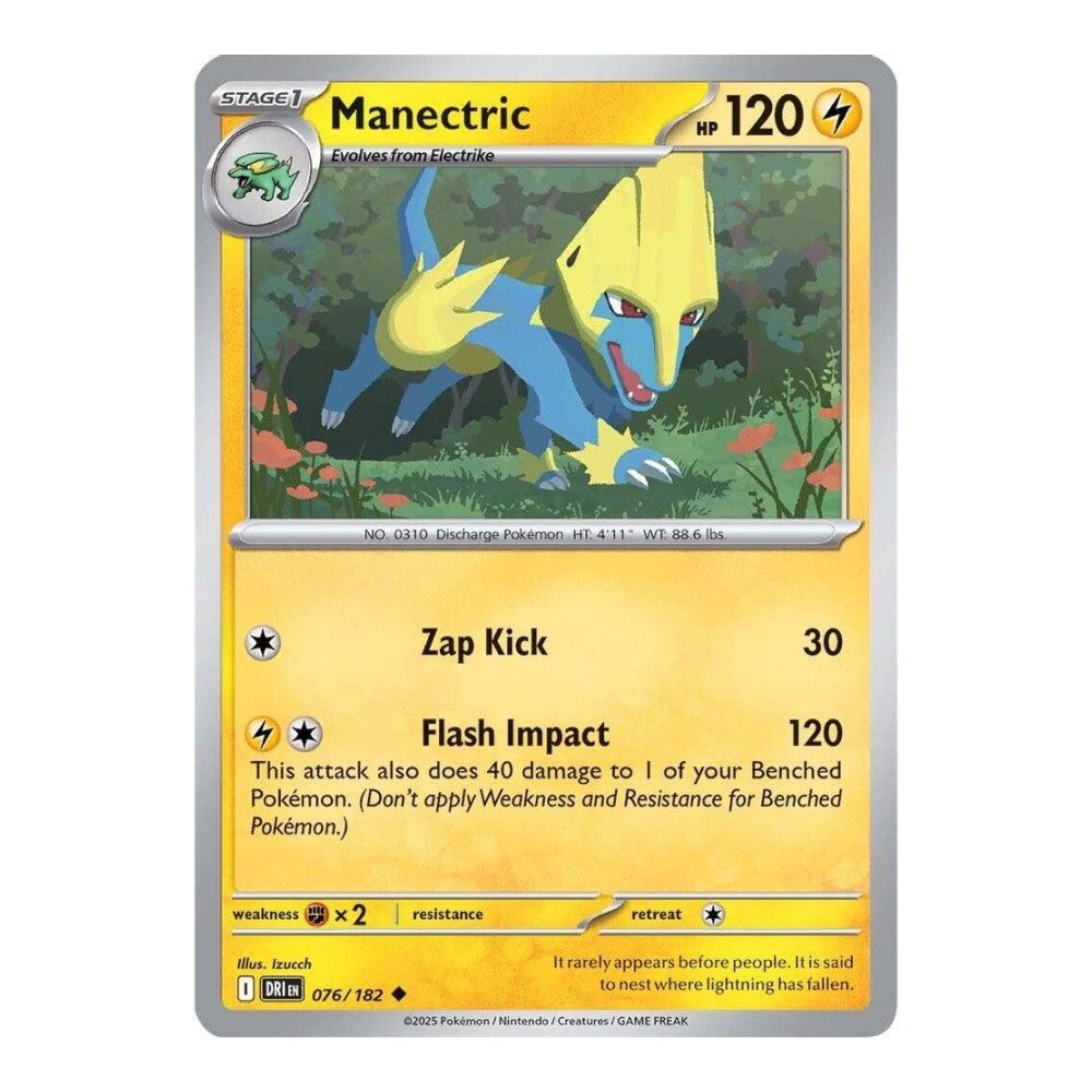 SV10: Destined Rivals (DRI) - Manectric (#076/182) (Near Mint)