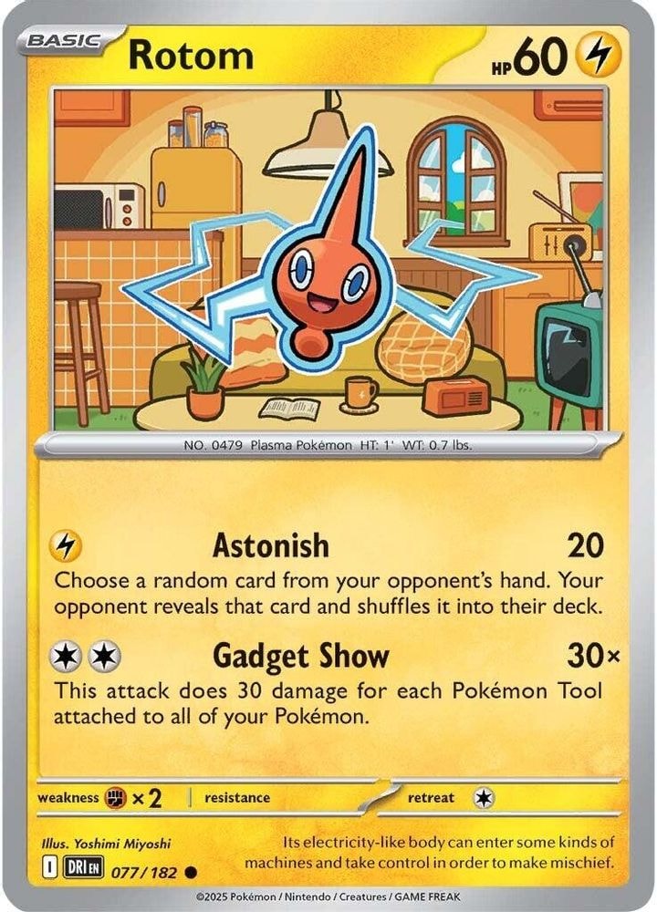 SV10: Destined Rivals (DRI) - Rotom - 077/182 (#077/182, Common) ()
