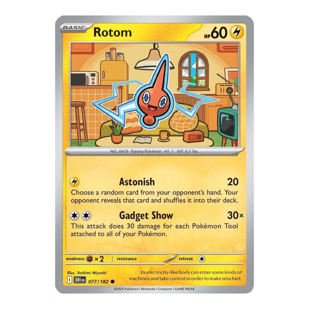 SV10: Destined Rivals (DRI) - Rotom 077 182 (#077/182) (Near Mint)
