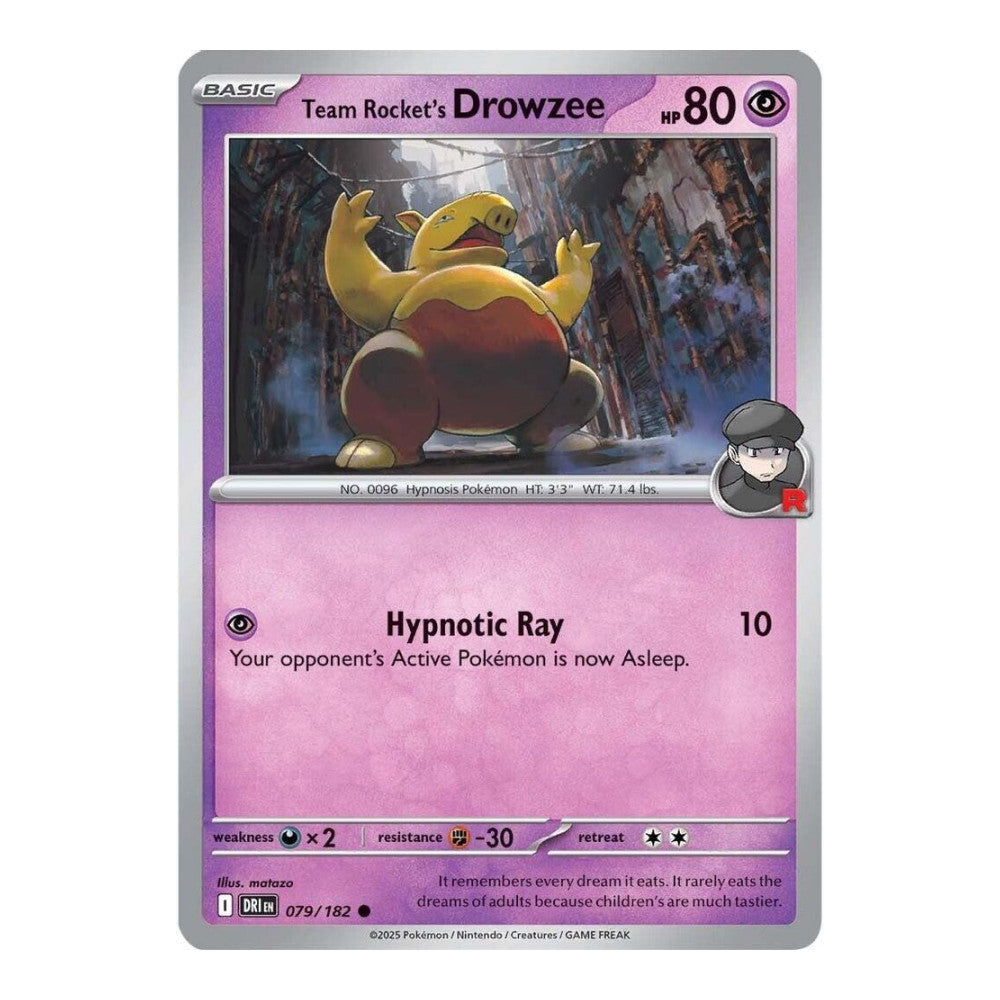 SV10: Destined Rivals (DRI) - Team Rockets Drowzee (#079/182) (Near Mint)