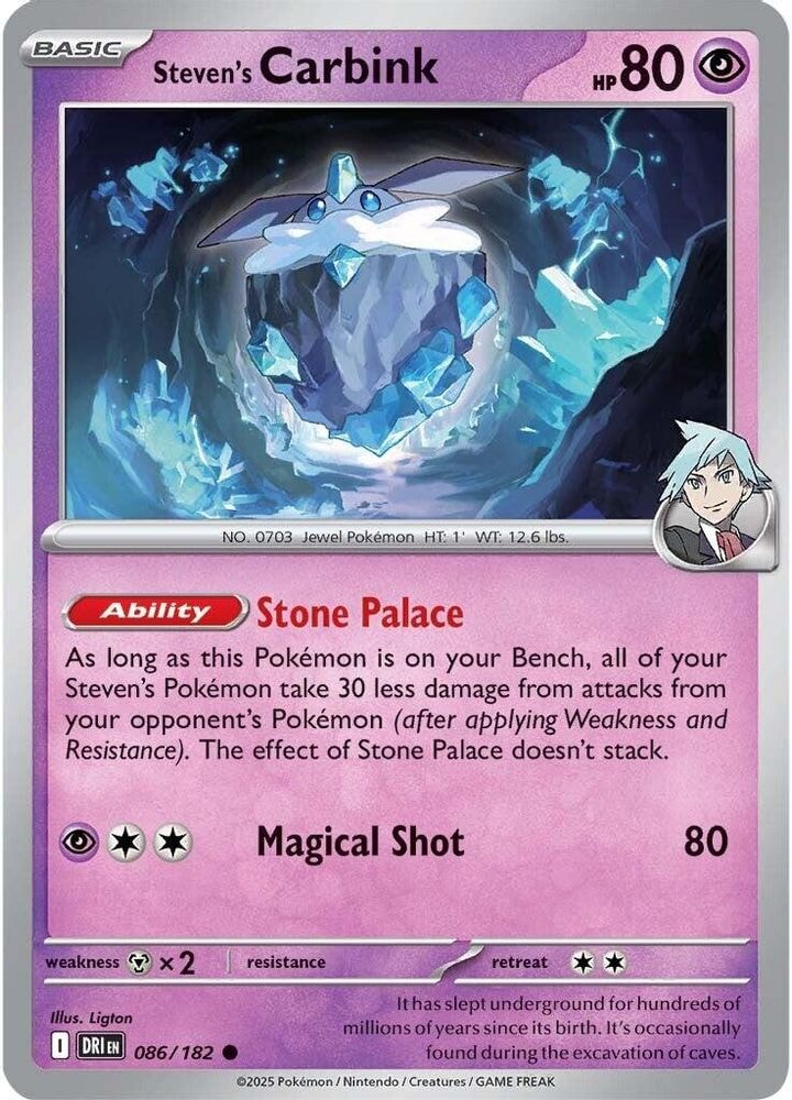 SV10: Destined Rivals (DRI) - Steven's Carbink (#086/182, Common) ()