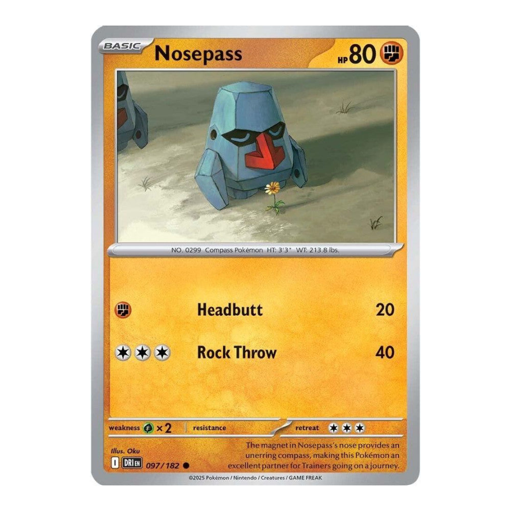 SV10: Destined Rivals (DRI) - Nosepass (#097/182) (Near Mint)
