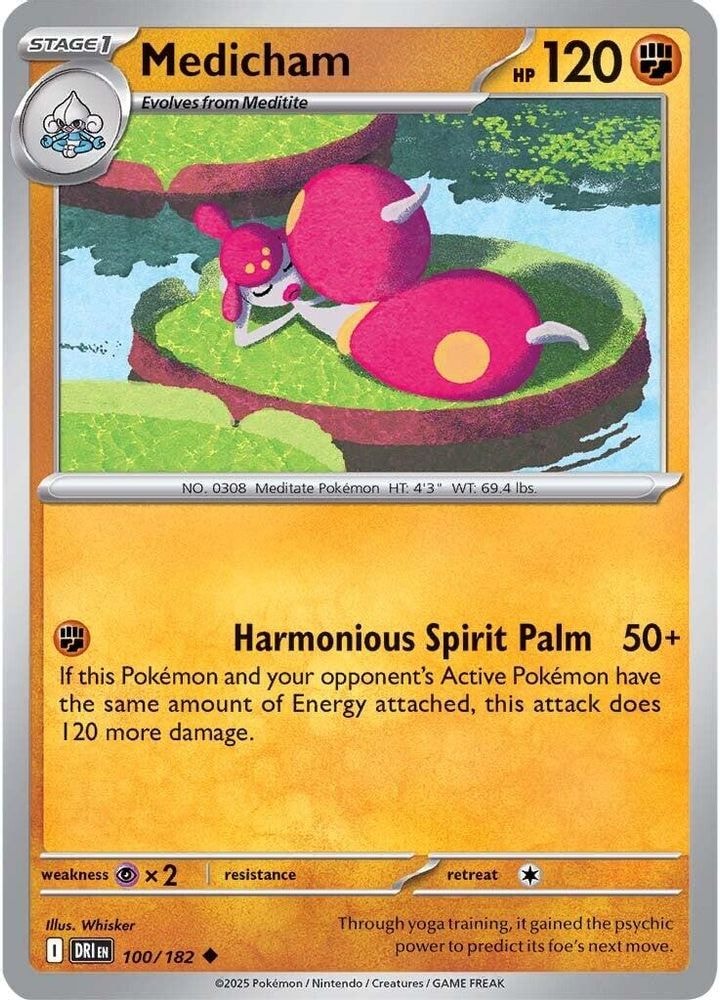 SV10: Destined Rivals (DRI) - Medicham (#100/182, Uncommon) ()