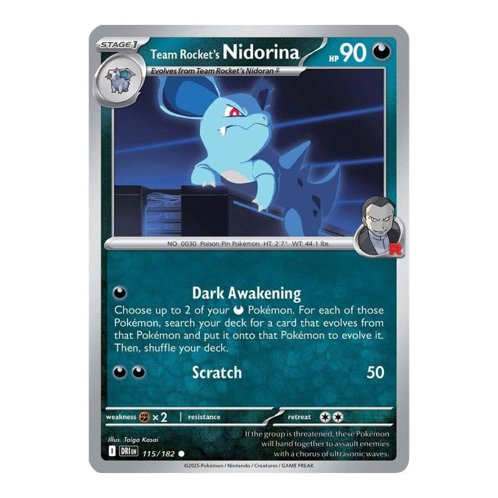 SV10: Destined Rivals (DRI) - Team Rockets Nidorina (#115/182) (Near Mint)