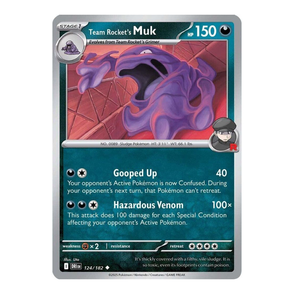 SV10: Destined Rivals (DRI) - Team Rockets Muk (#124/182) (Near Mint)