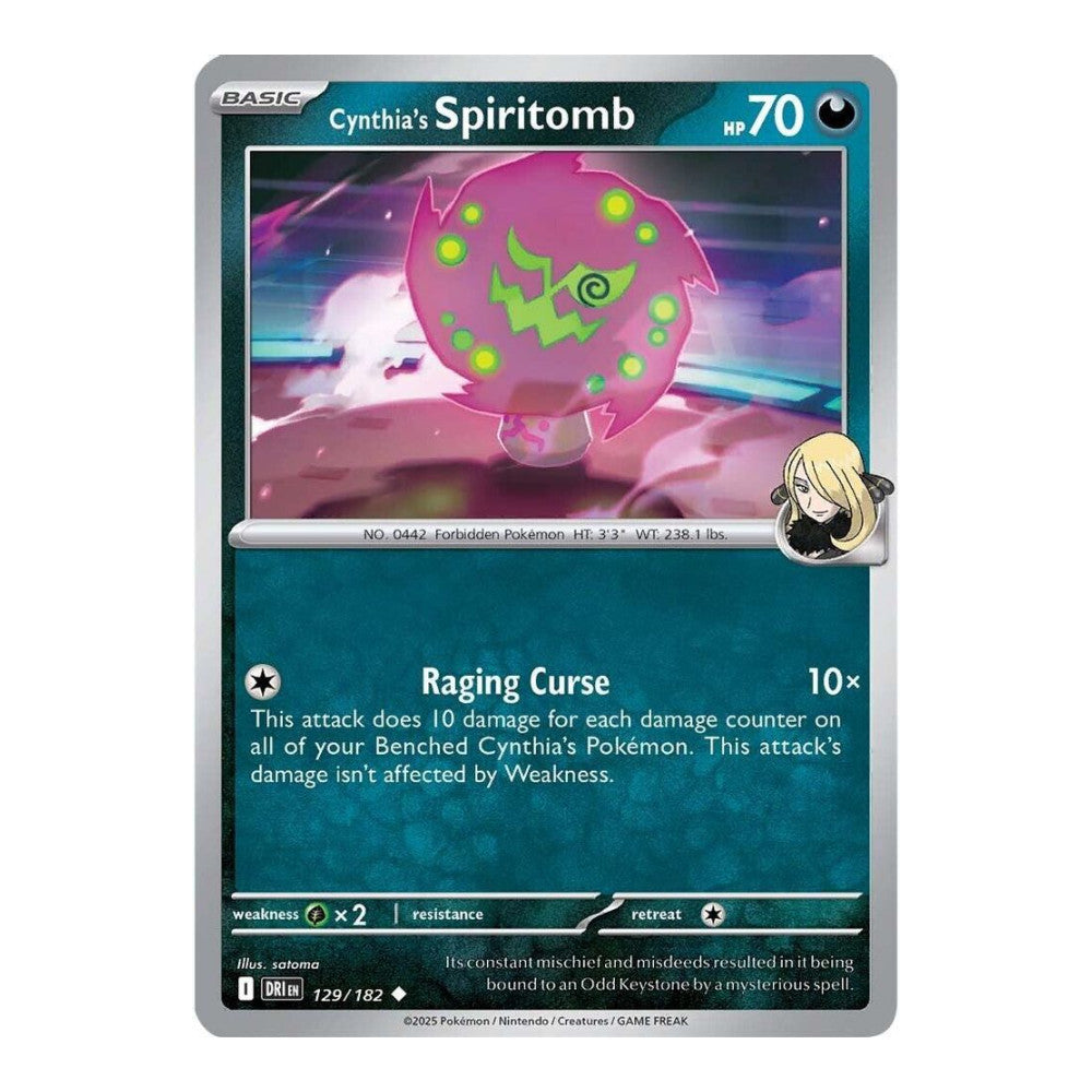 SV10: Destined Rivals (DRI) - Cynthias Spiritomb (#129/182) (Near Mint)