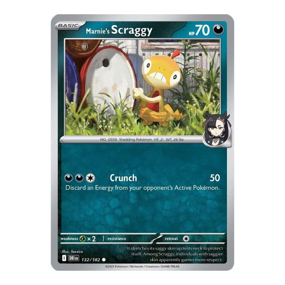 SV10: Destined Rivals (DRI) - Marnies Scraggy (#132/182) (Near Mint)