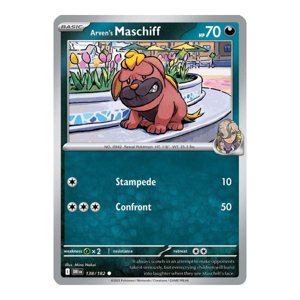 SV10: Destined Rivals (DRI) - Arvens Maschiff (#138/182) (Near Mint)