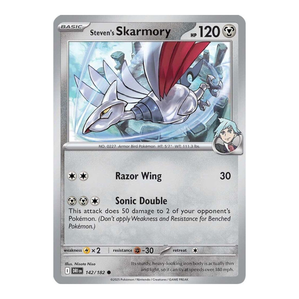 SV10: Destined Rivals (DRI) - Stevens Skarmory (#142/182) (Near Mint)