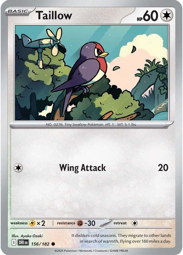 SV10: Destined Rivals (DRI) - Taillow (#156/182, Common) ()