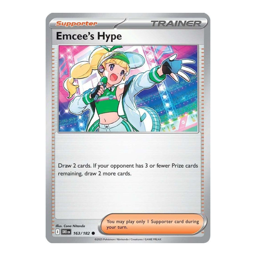SV10: Destined Rivals (DRI) - Emcees Hype 163 182 (#163/182) (Near Mint)