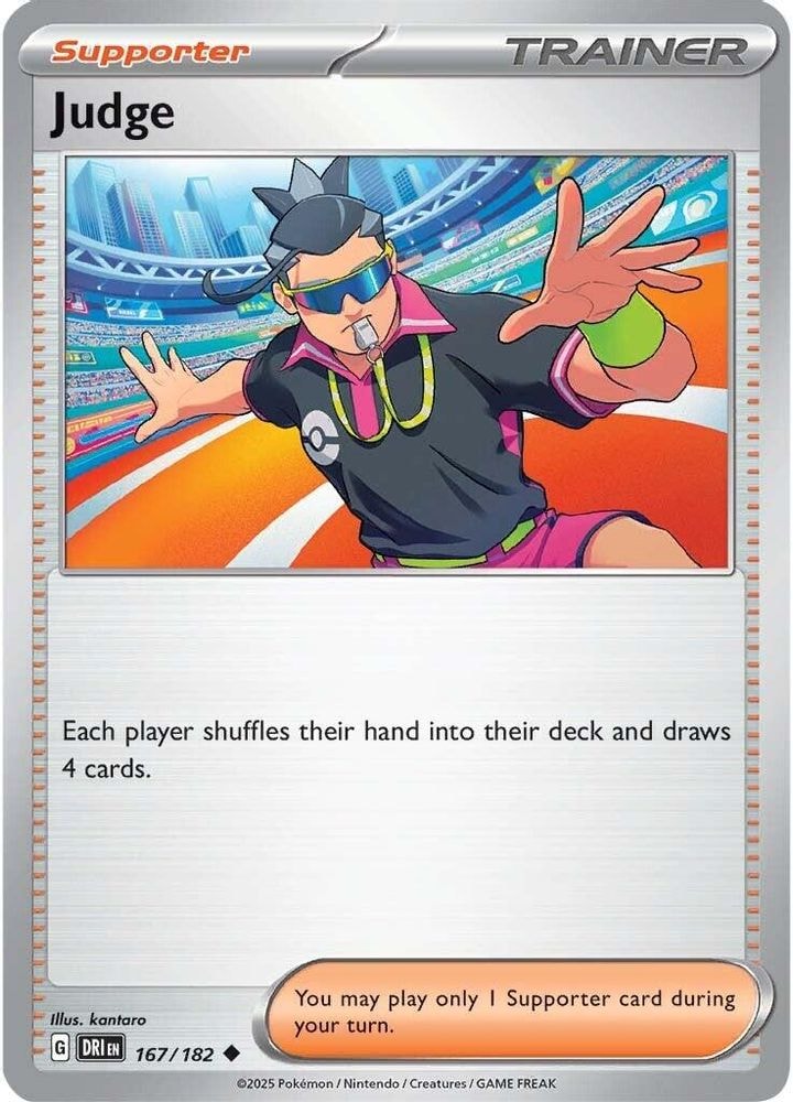 SV10: Destined Rivals (DRI) - Judge - 167/182 (#167/182, Uncommon) ()