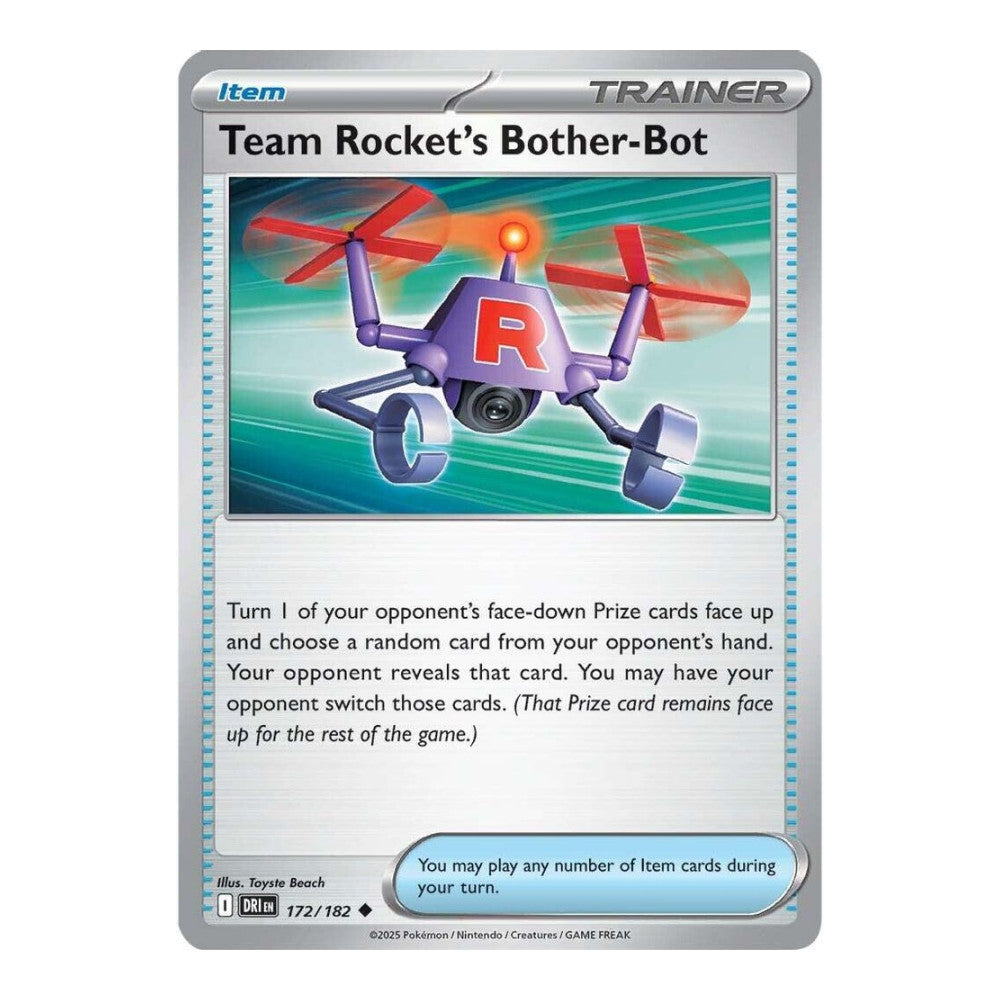 SV10: Destined Rivals (DRI) - Team Rockets Bother Bot (#172/182) (Near Mint)